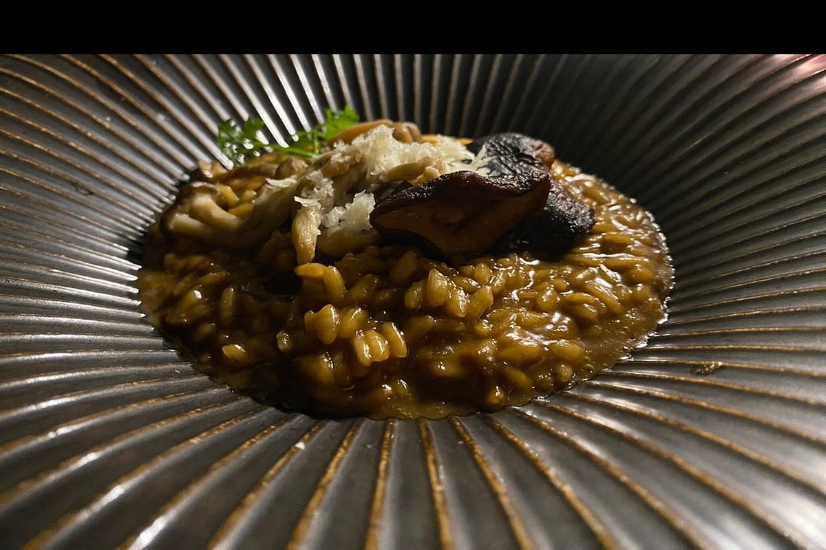 (c) Puerto Blanco, Beef with Risotto